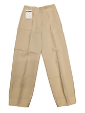Load image into Gallery viewer, JIL SANDER Beige Slim Leg Trousers Formal Oversized Size UK 8 NEW RRP 800
