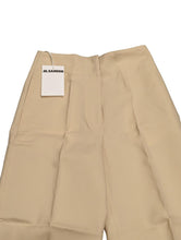 Load image into Gallery viewer, JIL SANDER Beige Slim Leg Trousers Formal Oversized Size UK 8 NEW RRP 800
