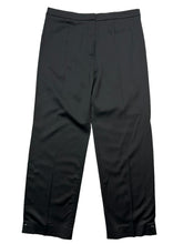 Load image into Gallery viewer, J.W.ANDERSON Slime Leg Trousers Split Hem Black Size UK12 NEW RRP 550
