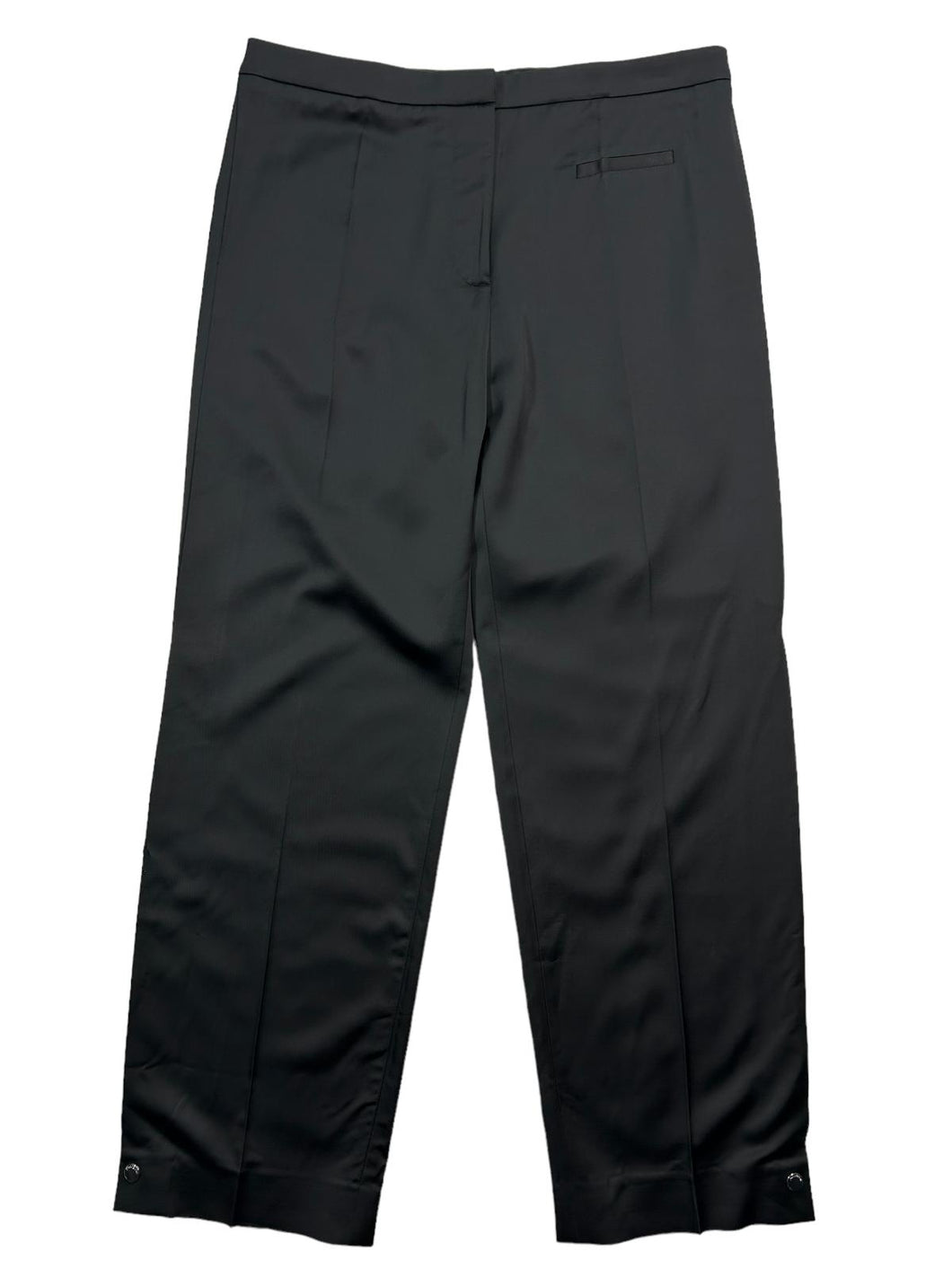 J.W.ANDERSON Slime Leg Trousers Split Hem Black Size UK12 NEW RRP 550