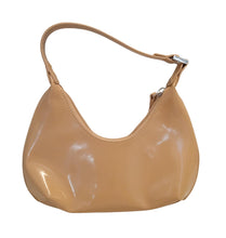 Load image into Gallery viewer, BY FAR Ladies Baby Amber Beige Semi-Patent Leather Shoulder Bag NEW RRP400
