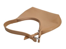 Load image into Gallery viewer, BY FAR Ladies Baby Amber Beige Semi-Patent Leather Shoulder Bag NEW RRP400
