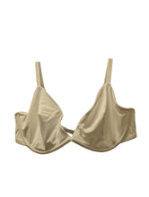 Load image into Gallery viewer, FORM AND FOLD Triangle Underwire Bikini Top Swimwear Bone White 38D NEW RRP120
