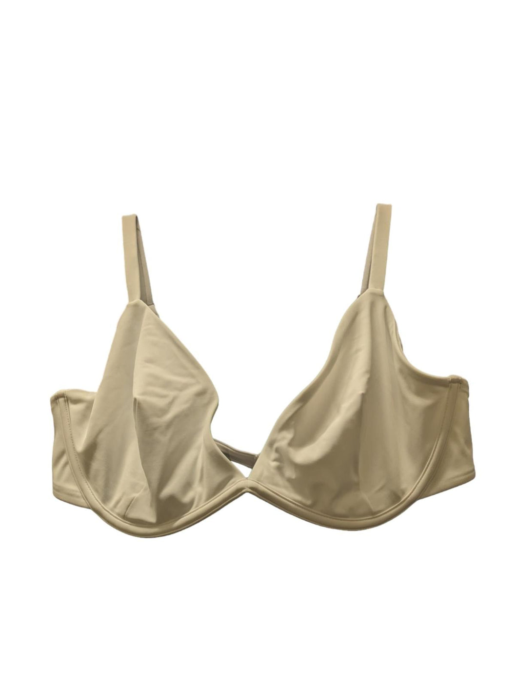 FORM AND FOLD Triangle Underwire Bikini Top Swimwear Bone White 38D NEW RRP120