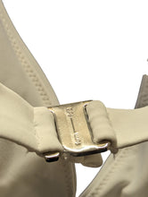 Load image into Gallery viewer, FORM AND FOLD Triangle Underwire Bikini Top Swimwear Bone White 38D NEW RRP120
