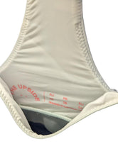 Load image into Gallery viewer, THE UPSIDE Larry Sports Bra Contrast Strap Green White Racer Back XS NEW RRP 70
