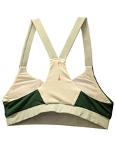 Load image into Gallery viewer, THE UPSIDE Larry Sports Bra Contrast Strap Green White Racer Back XS NEW RRP 70
