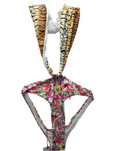 Load image into Gallery viewer, REINA OLGA Showpony Swimsuit Floral Tiger Print Cut-out One Piece L NEW RRP 140
