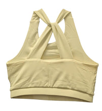 Load image into Gallery viewer, NORBA Sports Bra Halter neck Twist Racer Back White Size S NEW RRP 50
