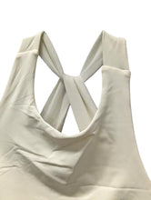 Load image into Gallery viewer, NORBA Sports Bra Halter neck Twist Racer Back White Size S NEW RRP 50
