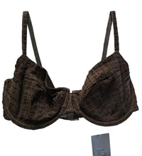 Load image into Gallery viewer, FORM AND FOLD The Base Bikini Top Adjustable Espresso Brown 34DD NEW RRP125
