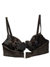 Load image into Gallery viewer, FORM AND FOLD The Base Bikini Top Adjustable Espresso Brown 34DD NEW RRP125
