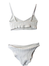 Load image into Gallery viewer, HUNZA G Virginia Nile Bikini Set Swimwear Crop Top Ribbed ONE SIZE NEW RRP155
