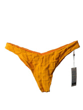 Load image into Gallery viewer, FRANKIES BIKINIS Enzo Terry Bikini Bottoms High Cut Leg Orange S NEW RRP 90
