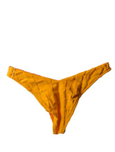 Load image into Gallery viewer, FRANKIES BIKINIS Enzo Terry Bikini Bottoms High Cut Leg Orange S NEW RRP 90
