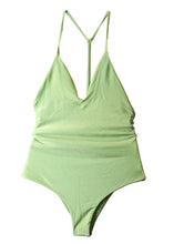 Load image into Gallery viewer, JADE SWIM All In One Piece Swimsuit Open Back Melon Green XS NEW RRP 160
