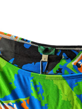 Load image into Gallery viewer, OPERA SPORT Bikini Bottoms Swimwear High Waist Blue Green Print UK12 NEW RRP 55
