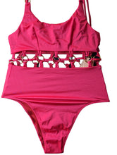 Load image into Gallery viewer, AGENT PROVOCATEUR Ashia Swimsuit Pink Cut Out One Piece UK8 NEW RRP 235
