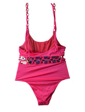 Load image into Gallery viewer, AGENT PROVOCATEUR Ashia Swimsuit Pink Cut Out One Piece UK8 NEW RRP 235
