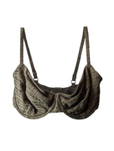 Load image into Gallery viewer, FORM AND FOLD The Base Underwire Bikini Top Espresso Brown UK34F NEW RRP125

