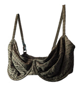 Load image into Gallery viewer, FORM AND FOLD The Base Underwire Bikini Top Espresso Brown UK34F NEW RRP125
