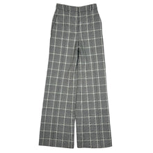 Load image into Gallery viewer, STELLA MCCARTNEY AW19 Wool Tartan Striped Trousers Black Size 38  RRP 350
