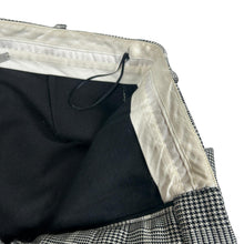 Load image into Gallery viewer, STELLA MCCARTNEY AW19 Wool Tartan Striped Trousers Black Size 38  RRP 350

