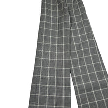 Load image into Gallery viewer, STELLA MCCARTNEY AW19 Wool Tartan Striped Trousers Black Size 38  RRP 350
