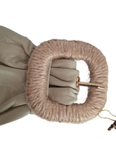 Load image into Gallery viewer, NANUSHKA Ladies Beige Vegan Leather Dae Rustic Soft Wide Belt OS RRP175 NEW
