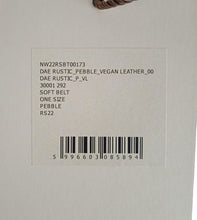 Load image into Gallery viewer, NANUSHKA Ladies Beige Vegan Leather Dae Rustic Soft Wide Belt OS RRP175 NEW
