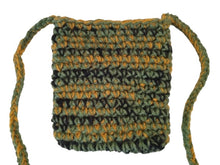 Load image into Gallery viewer, NICHOLAS DALEY Men&#39;s Green Focus 2 Crochet Shoulder Bag One Size RRP170 NEW
