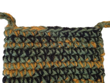 Load image into Gallery viewer, NICHOLAS DALEY Men&#39;s Green Focus 2 Crochet Shoulder Bag One Size RRP170 NEW
