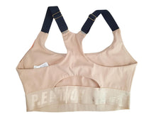 Load image into Gallery viewer, P.E NATION Ladies Beige &amp; Orange Scoop Neck Comeback Sports Bra Size M RRP80 NEW
