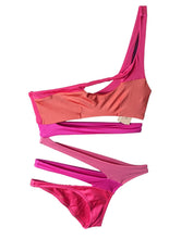 Load image into Gallery viewer, AGENT PROVOCATEUR Swimsuits Lexxi Costume Cut Out Pink Orange UK 10 NEW RRP 255
