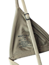 Load image into Gallery viewer, MATTEAU Bikini Petite Triangle Classic Ajustable Strap Top UK 6 NEW RRP 105
