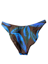 Load image into Gallery viewer, LOUISA BALLOU Multicoloured Bikini Bottoms Scoop Blue Leaf Detail M NEW RRP 80
