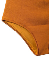 Load image into Gallery viewer, CLOE CASSANDRO Brown Bikini Bottoms Lola High Waist Knit Size S NEW RRP 160

