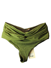 Load image into Gallery viewer, JOHANNA ORTIZ Green Bikini Bottoms Pacha Mama Bikini Knit Front XL NEW RRP 160
