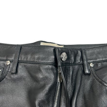 Load image into Gallery viewer, ALEXANDRE VAUTHIER Lamb Leather Black Mini Skirts Size 40 NEW RRP 1175

