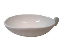 Load image into Gallery viewer, ANISSA KERMICHE White Noise Ear Bowl Earthenware Small 16 x 24 cm NEW RRP130
