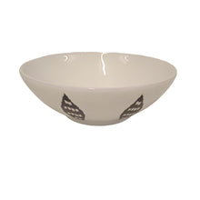 Load image into Gallery viewer, LES OTTOMANS 7-Piece Plate Saucer &amp; Bowl Set Black &amp; White Ikat Ceramic NEW
