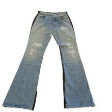 Load image into Gallery viewer, AMIRI Combo Bootleg Jeans Multicoloured Straight Leg Ladies Size 27 NEW RRP1570
