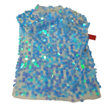 Load image into Gallery viewer, ORANGE CULTURE Ikay Top Blue Sequin Shoulder Pad Ladies Size S NEW RRP 160
