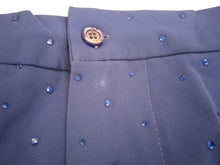 Load image into Gallery viewer, ORANGE CULTURE Mens Blue Slim Leg Jide Crystal-Embellished Trousers M RRP275 NEW
