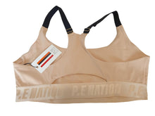 Load image into Gallery viewer, P.E NATION Comeback Sports Bra Racerback Stripe Detail Wheat 3XL NEW RRP85
