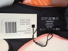Load image into Gallery viewer, P.E NATION Double Cross Sports Bra Stretch Jersey Nylon Black Multi XS NEW RRP90
