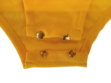 Load image into Gallery viewer, ORANGE CULTURE Men&#39;s Yellow Lemon Cutout Sleeveless Skin Bodysuit Size M NEW
