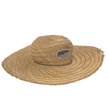 Load image into Gallery viewer, RUSLAN BAGINSKIY Ladies Pale Brown Straw Safari Hat  Size XS NEW
