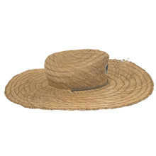 Load image into Gallery viewer, RUSLAN BAGINSKIY Ladies Pale Brown Straw Safari Hat  Size XS NEW
