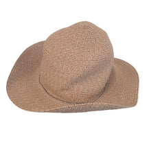 Load image into Gallery viewer, MASION MICHEL Ladies Camel Brown Straw Virgine Hat Size M NEW RRP395
